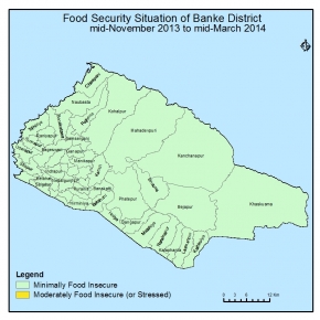 Map Of Banke District Nepal Neksap.org.np-Allmaps