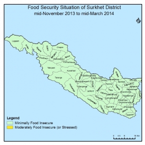 Map Of Surkhet District Neksap.org.np-District-Food-Security-Bulletin-Surkhet