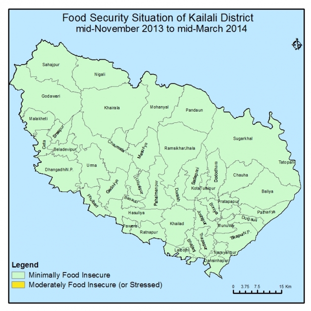Kailali District Map Of Nepal Neksap.org.np-Districtmap