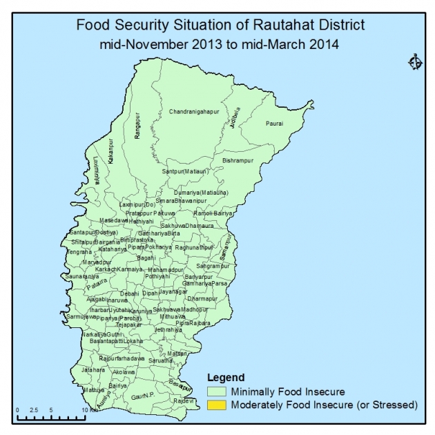 Map Of Rautahat District Neksap.org.np-Allmaps